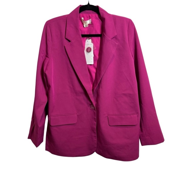 Band of the Free Jackets & Blazers - NWT Band of the Free Oversized One Button Blazer Size Large